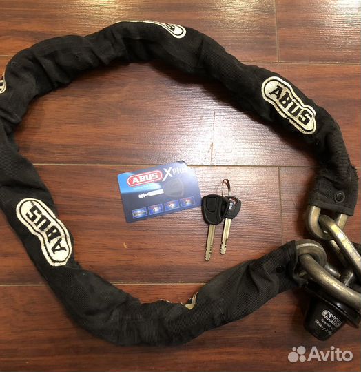 Цепь противоугонная abus с замком abus Granit 68