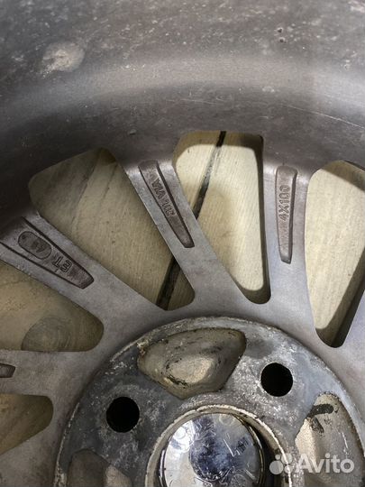 Литые диски r15 4 100