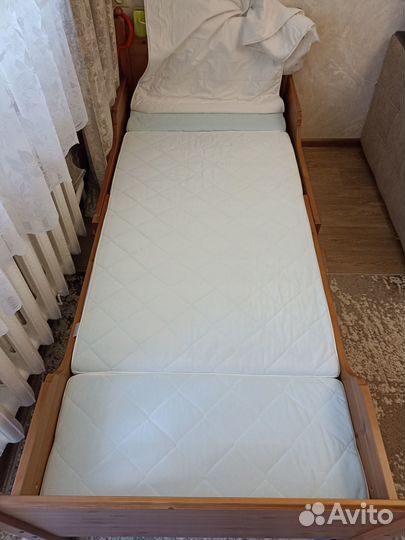 Детская кровать IKEA раздвижная Leksvik