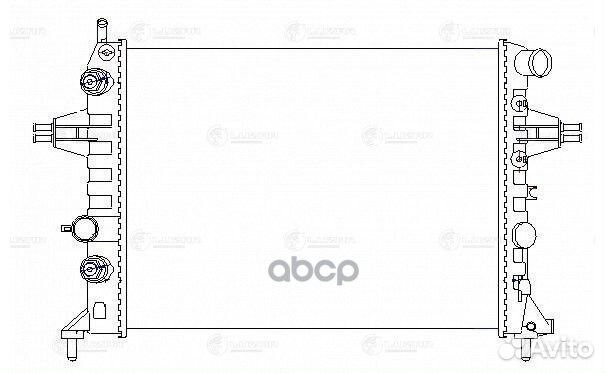 Радиатор олаждения для а/м Opel Astra G (98) /Z