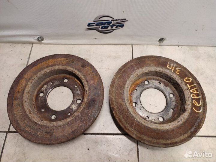 Диск тормозной задний Kia Cerato 1 G4ED 2006