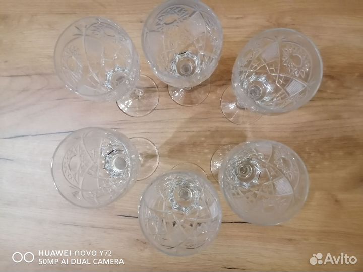 Фужеры хрустальные СССР