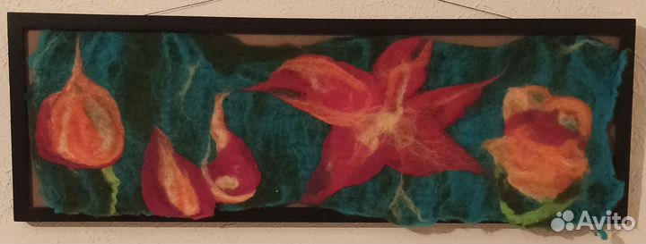 Валяная картина