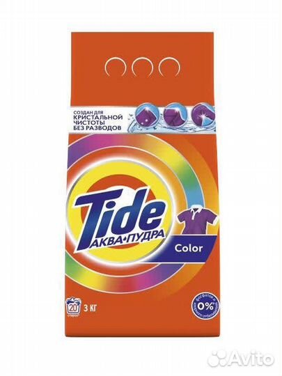 Стиральный порошок Tide аквапудра Color 3кг