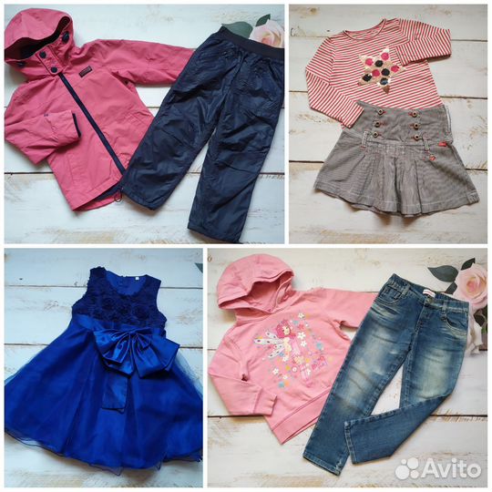 Вещи пакетом для девочки 104 - 110