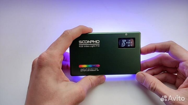 Soonpho P10 8W 2500K - 8500K RGB LED видео свет