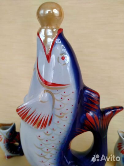 Штоф Рыба с рыбками Полонное