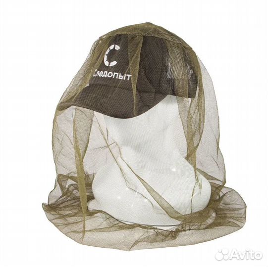 Накомарник следопыт на резиновой утяжке с фиксатор