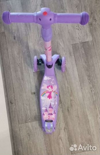Самокат детский трехколесный складной
