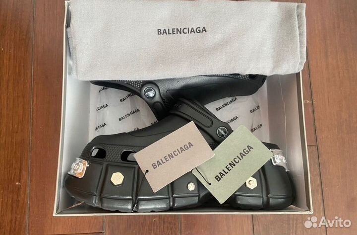 Balenciaga hard crocs сабо