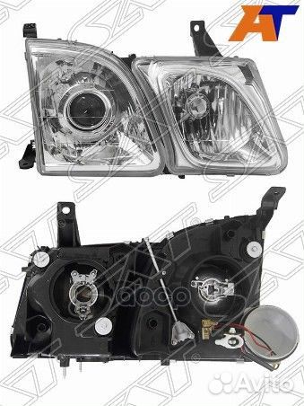 Фара lexus LX470 98-07 RH под ксенон хром ST-31