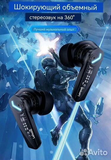 Блютуз наушники Lenovo