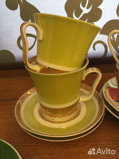 Чайные пары Гиганты Винтаж лфз Винтаж