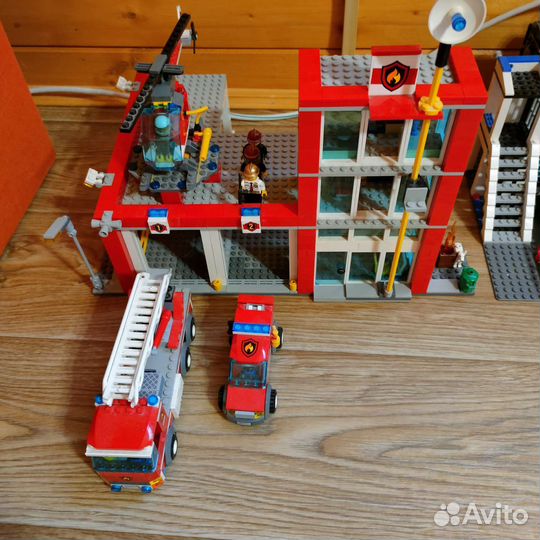 Lego city 60004 пожарная часть