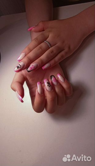 Наращивание ногтей на дому