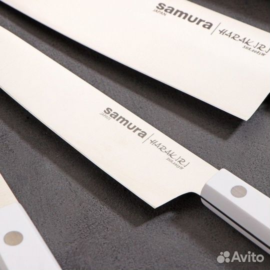 Набор ножей Samura harakiri, 5 шт, белая рукоять