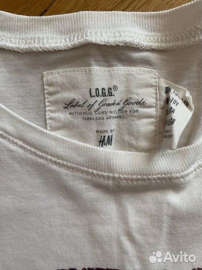 Белый лонгслив для девочки 134-140