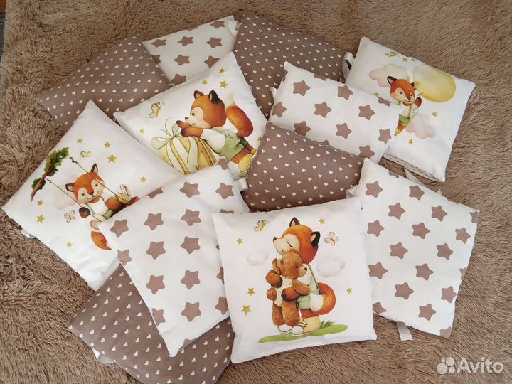 Бортики в детскую кроватку