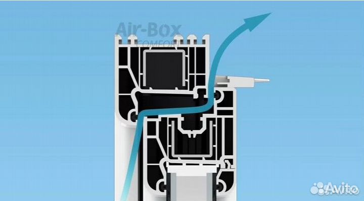 Приточный клапан для окон пвх