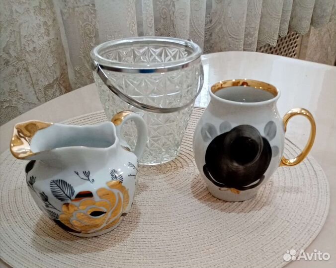 Молочники статуэтки кувшинчик солонка СССР