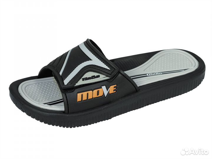 BT35065 черный р.40 Пантолеты мужские пляжные