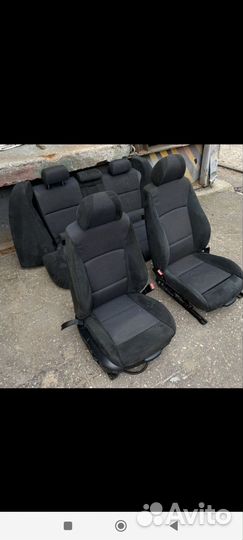 Сиденья бмв е90, е91, спорт, Алькантара