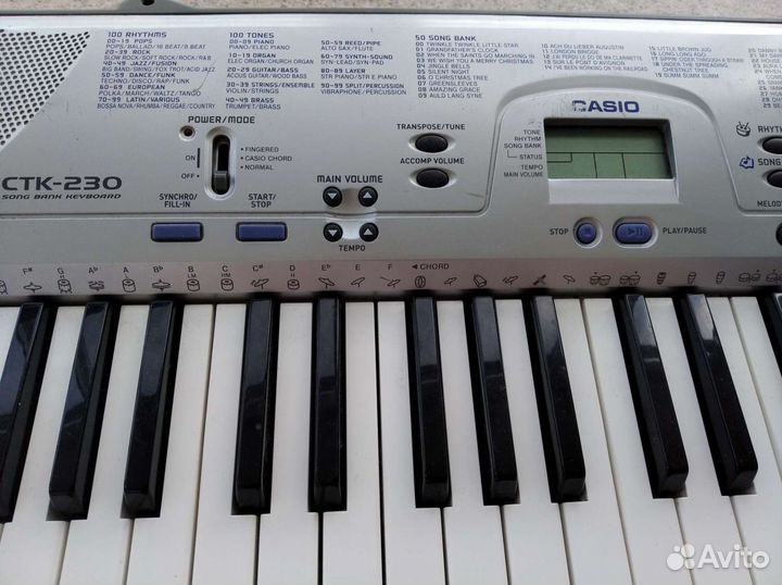 Синтезатор casio ctk 230