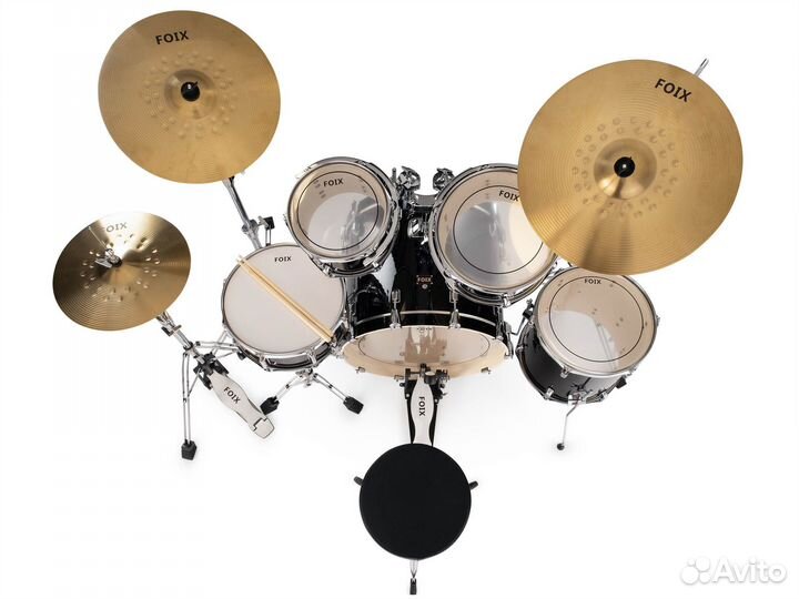 DF-2131 Барабанная установка, черная, Foix