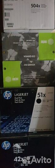 Картриджи к принтерам HP оригинальные и совместимы