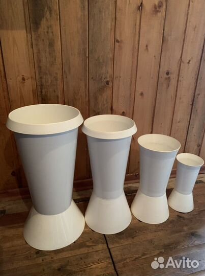 Вазы и баки пластиковые для цветов профессионал