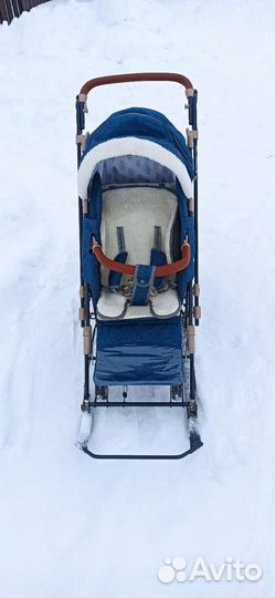 Детские санки коляска Ника