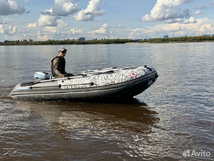 Лодка mishimo BIG floor DF FB 400 камо