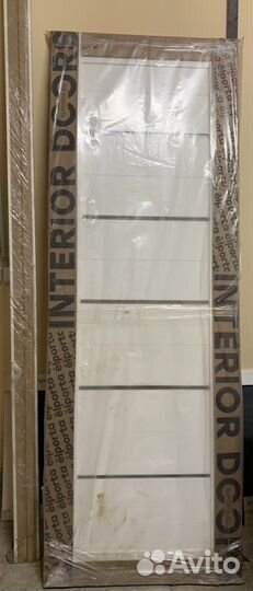 Дверь межкомнатная белая elporto 200 на 70