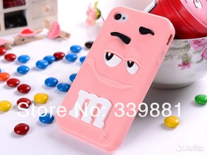 Мягкий силиконовый чехол MM для iPhone 5, 5G, 5S