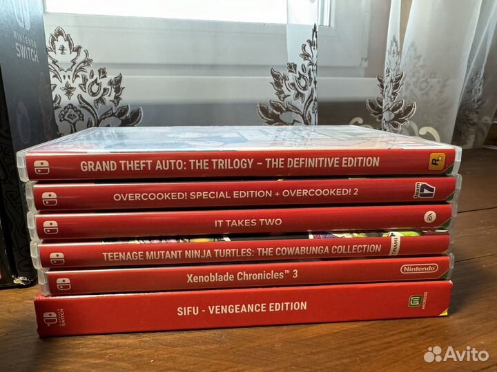 Nintendo switch oled с играми