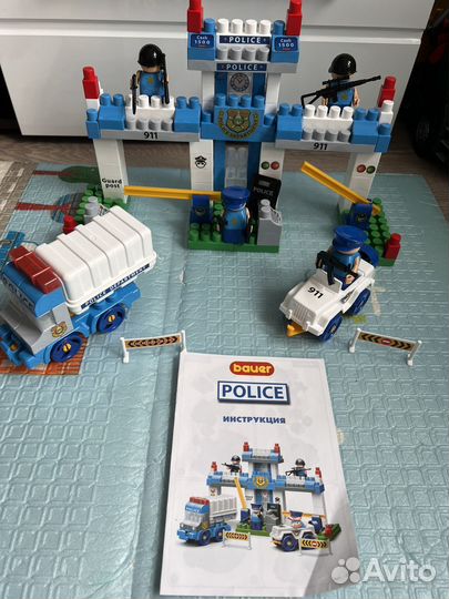 Констуктор сторойка машинки полицейский участок