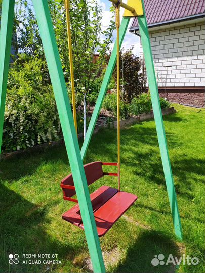 Детские качели уличные б/у