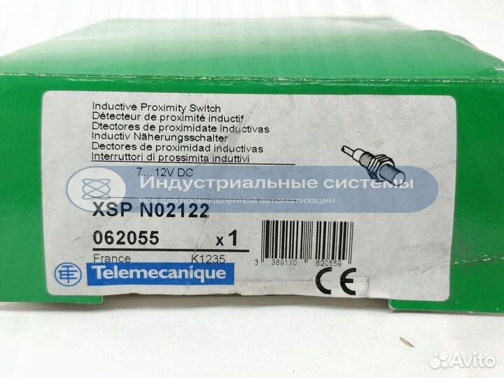 Индуктивный Датчик расстояния Schneider XSP N02122