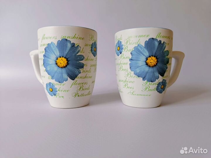 Новые бокалы чайные большие кружки