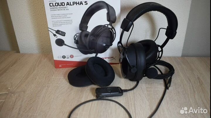 Наушники HyperX Cloud Alpha S Black