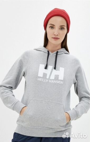 Худи Helly Hansen серое женское