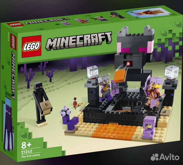 Lego minecraft 21242 и 21185