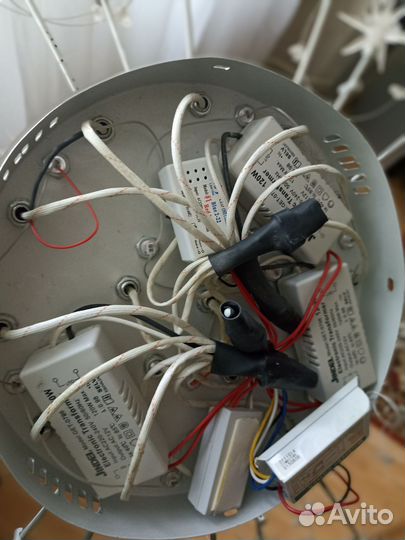 Люстра потолочная бу