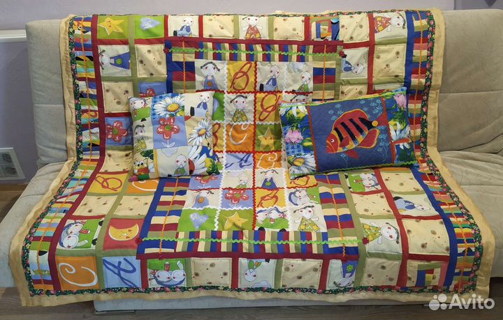 Детский игровой коврик - покрывало 