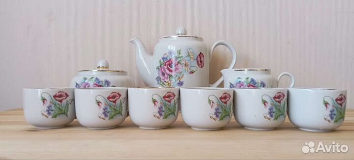 Кофейный сервиз вербилки СССР