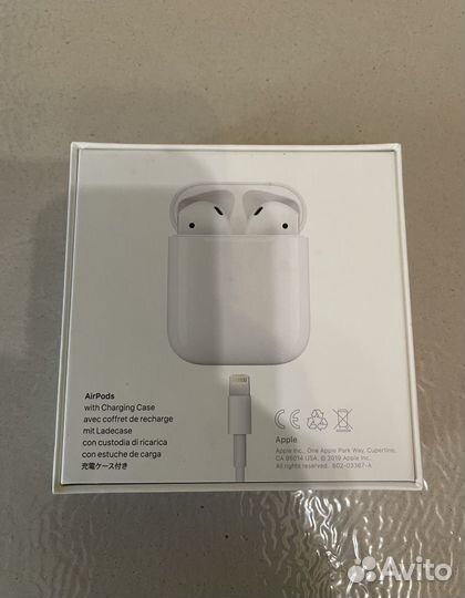 Наушники apple airpods 2