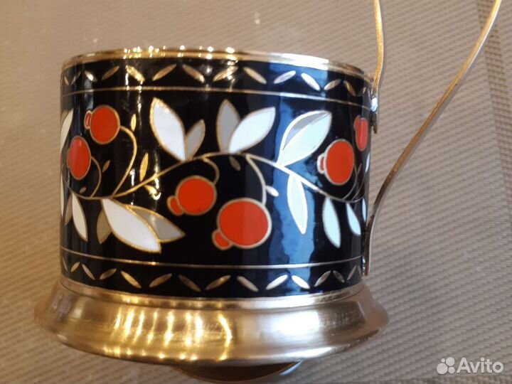 Подстаканники СССР эмаль
