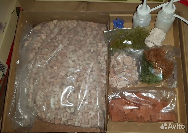 Домики Испания натур кирпичики. Конструктор дети