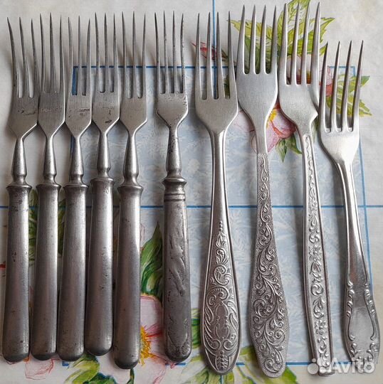 Вилки, Ножи (нержавейка) СССР