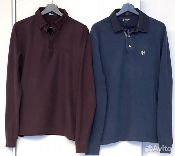 Поло длинный рукав Fred Рerry, Lion of Porches